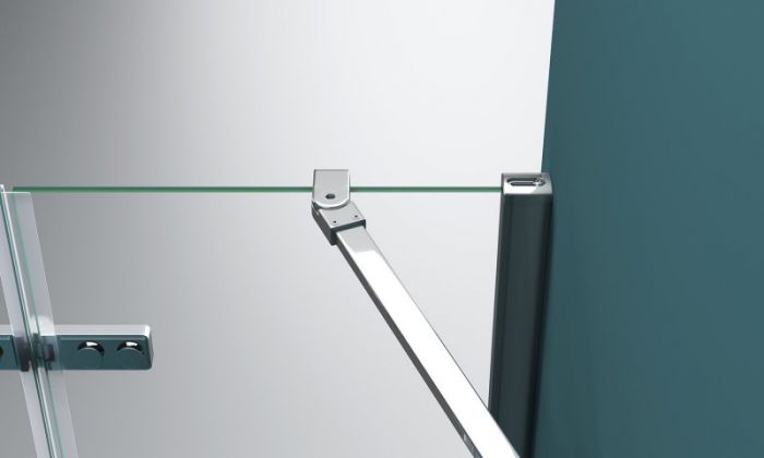 Душевая дверь в нишу BelBagno KRAFT-B-12-60/60-C-Cr-R