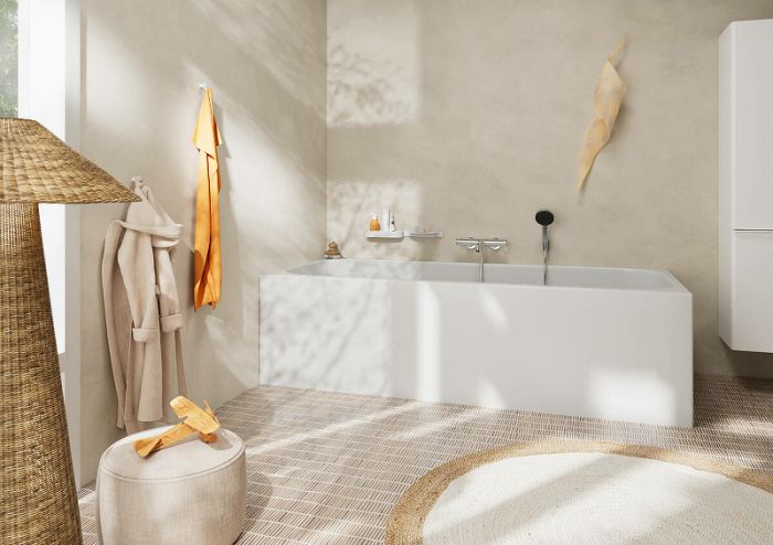 Смеситель для ванны Hansgrohe Tecturis S 73422000, хром