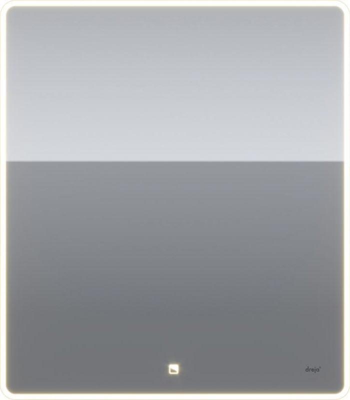 Зеркало Dreja Point 70 99.9028 c Led-подсветкой, белый