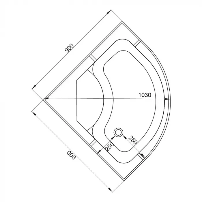 Чугунная ванна Delice Parallel 150х70 DLR_220503 белый