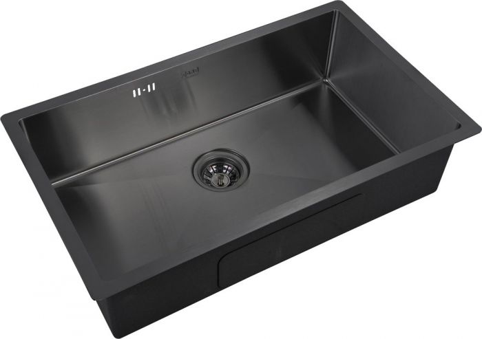 Кухонная мойка Zorg Inox PVD 7444 GRAFIT, графит