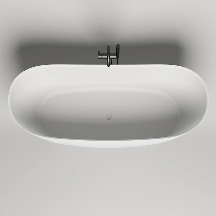 Ванна из искусственного камня Salini NOEMI 185x78 101811SM, белый матовый