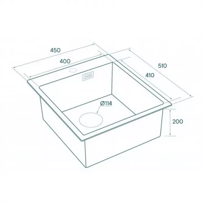 Кухонная мойка Paulmark Neckar PM804551-BG золото