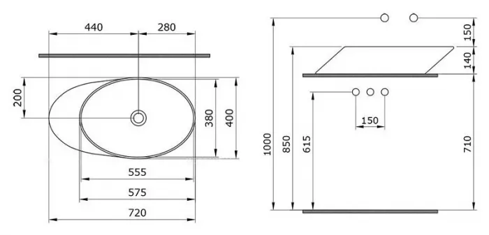 Чугунная ванна Delice Parallel 170х70 DLR_220505 белый