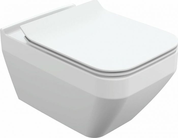 Комплект унитаза с инсталляцией Cersanit Crea Square CO DPL EO slim 63997 с сиденьем Микролифт
