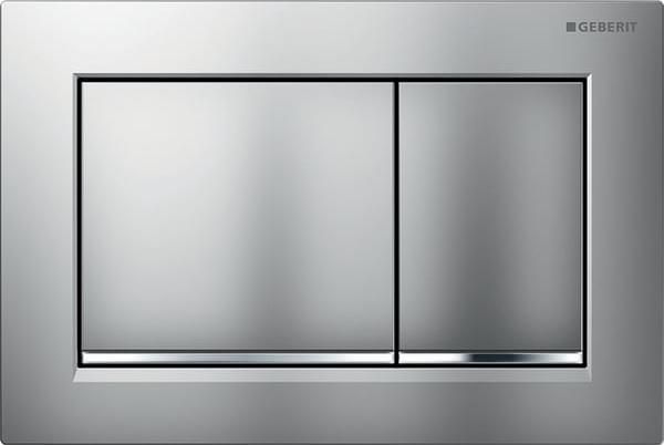 Кнопка смыва Geberit Omega 30 115.080.JQ.1 лакированный хром матовый