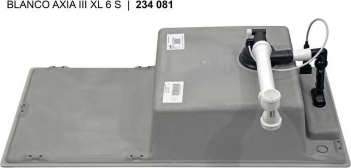 Кухонная мойка Blanco Axia III XL 6 S-F 523526 антрацит доска стекло