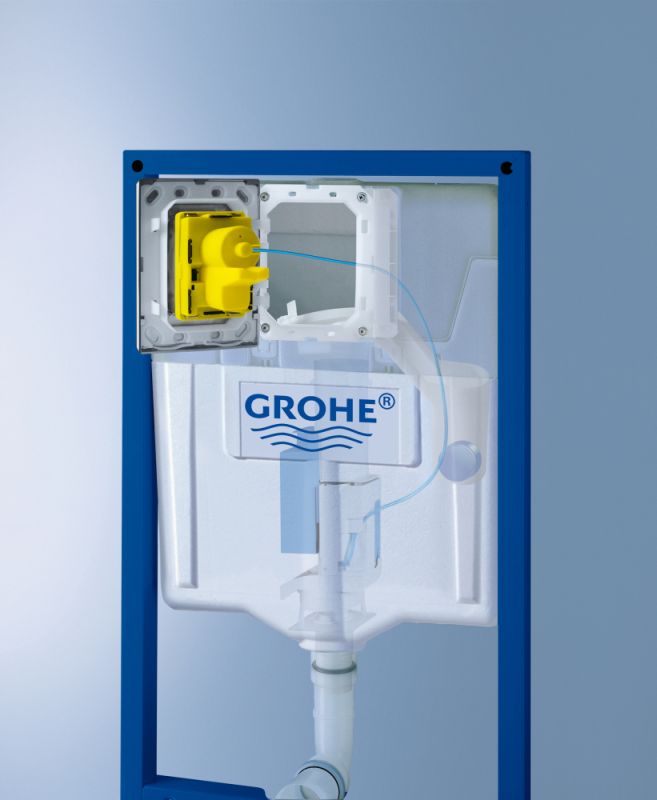 Комплект Чаша Jacob Delafon Vox EDM102 + Крышка-сиденье с микролифтом + Инсталляция Grohe Rapid SL 38775001 4 в 1 с кнопкой смыва + Шумоизоляция