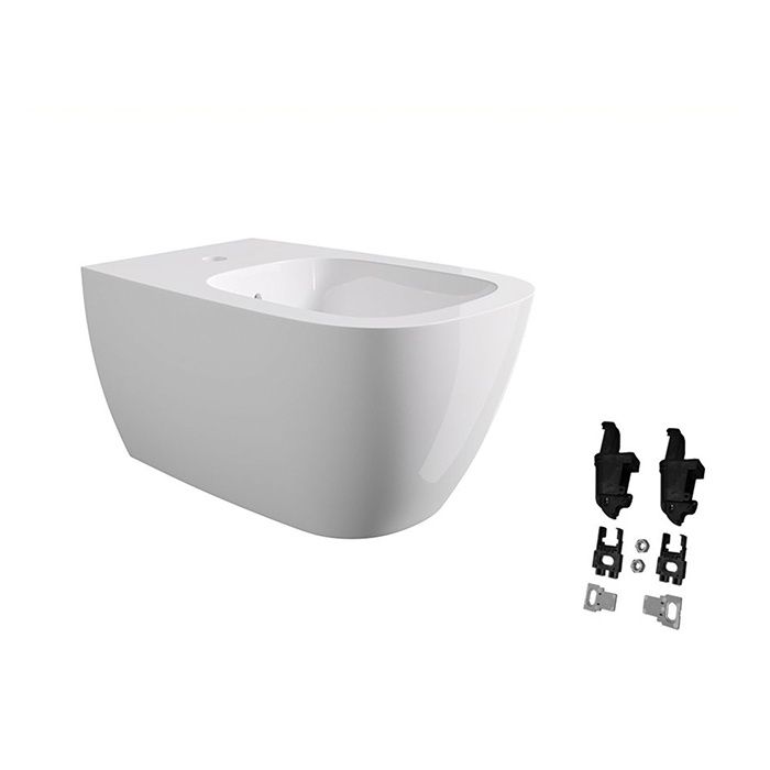 Биде подвесное Alice Wunder 45010101SET белый глянец
