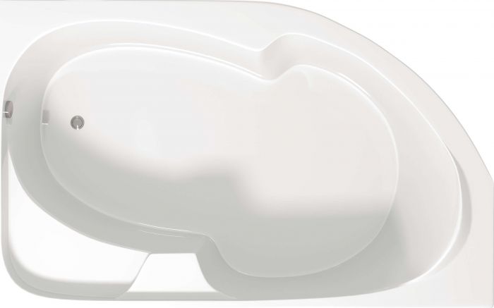 Акриловая ванна Creto Doris 170x90 см 14-17090L, левая, белый