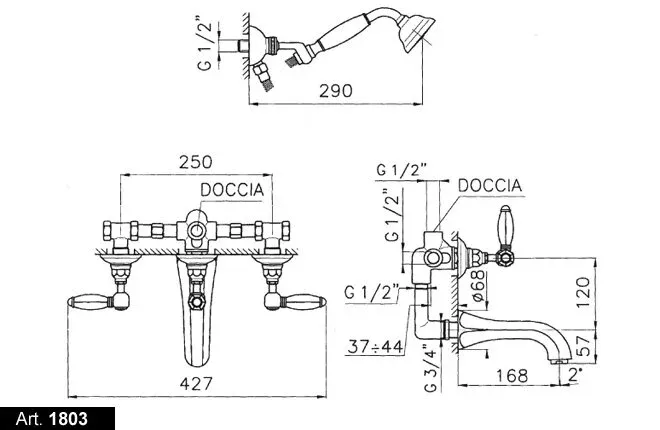 Раковина Berges Ego SL 181029 55 см, матовый антрацит