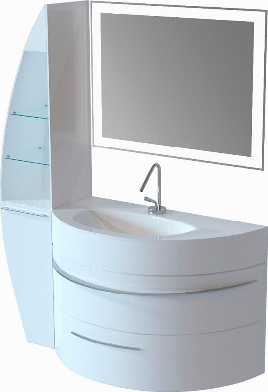 Тумба с раковиной De Aqua Эскалада 100 L