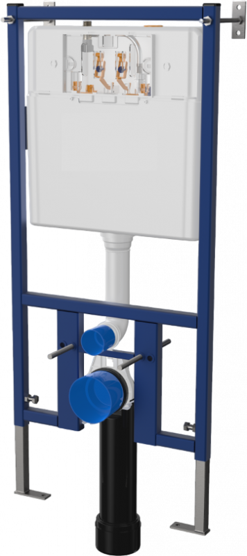 Комплект Унитаз подвесной Aqueduto Cone CON0140 безободковый, с микролифтом, черный матовый + Инсталляция DIWO + Кнопка 7311 хром матовый