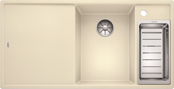 Кухонная мойка Blanco Axia III 6 S-F 523487 доска ясень чаша справа, жасмин