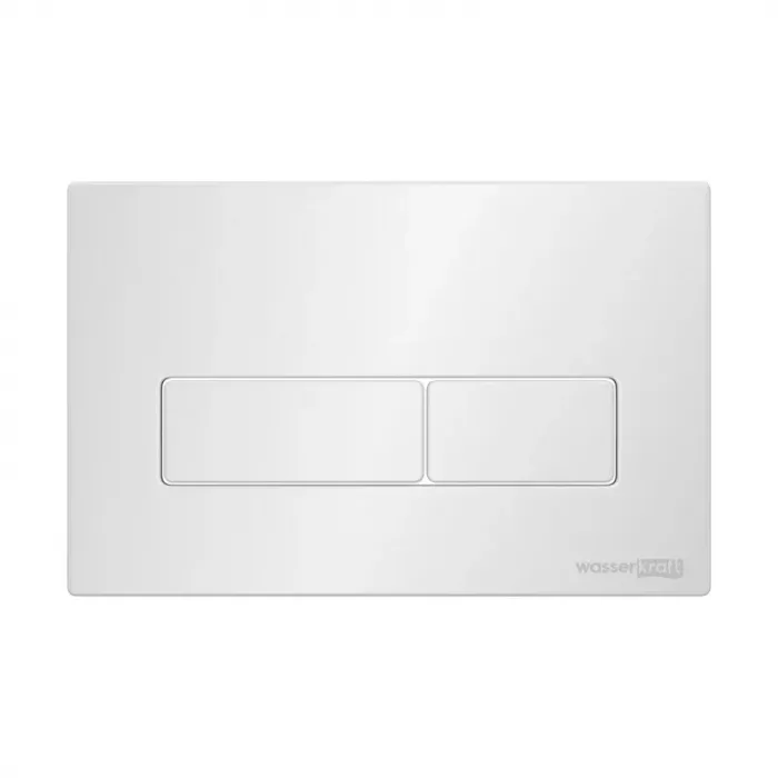 Смывной бачок WasserKraft Aller 10 10TLT.031.ME.WH03, для унитазов, с механической кнопкой смыва цвет - белый