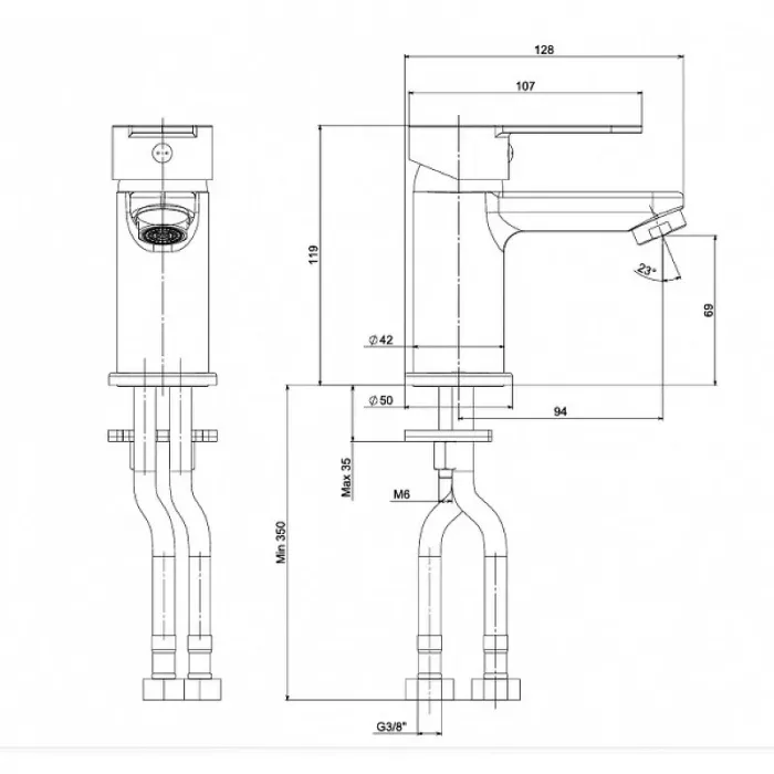 Душевая дверь Vincea Garda VDS-1G120CLB, стекло прозрачное, профиль черный