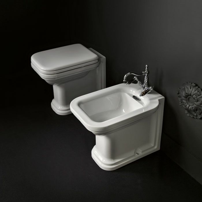 Биде Kerasan Waldorf 4121K1bi/cr*1, белый