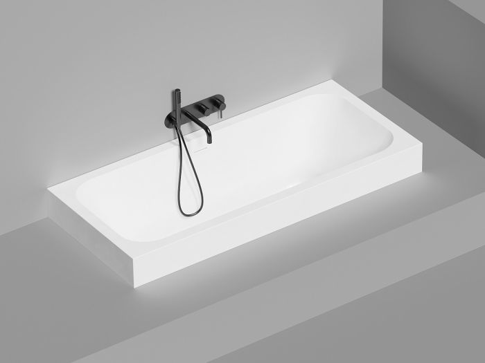 Ванна из искусственного камня Salini Orlanda S-Sense 170x75 103313G, белый
