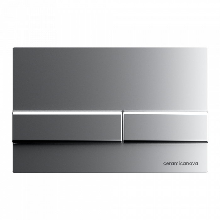 Комплект унитаз с инсталляцией Ceramica Nova Play CN3001_1002M_1000 с сиденьем микролифт и клавишей смыва хром матовый