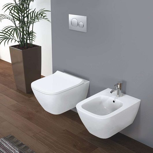 Подвесной унитаз Geberit Smyle Square 500.208.01.1 безободковый, белый
