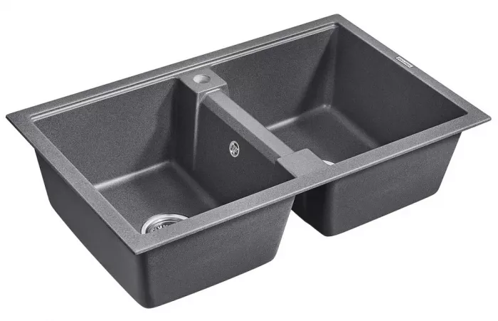 Кухонная мойка Paulmark Tandem PM238150-DG серый