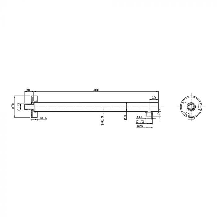 Душевая система Vincea Inspire VSFW-3I21MT2RMB, черный