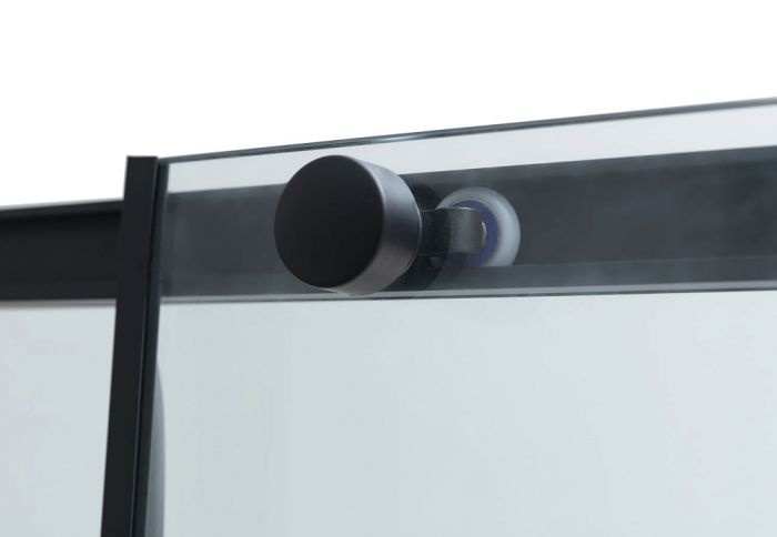 Душевая дверь Aquanet Pleasure Evo AE65-N140-BT профиль черный, стекло прозрачное