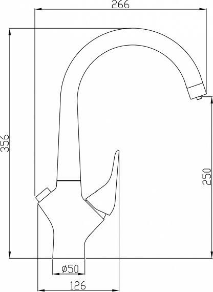 Смеситель для кухни Zorg Steel Hammer SH 815 BLACK BR, чёрный / бронза