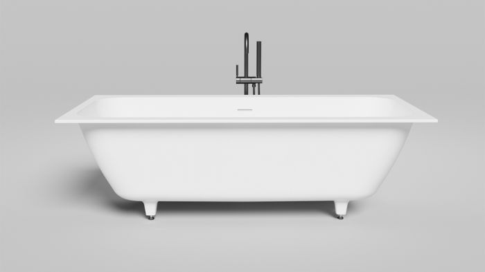 Ванна из искусственного камня Salini Orlanda Axis KIT 190x80 103311G, белый
