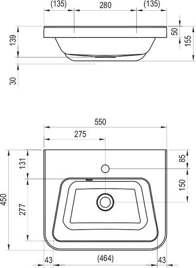 Раковина Roca Oleta 60 3274C400Y, белый