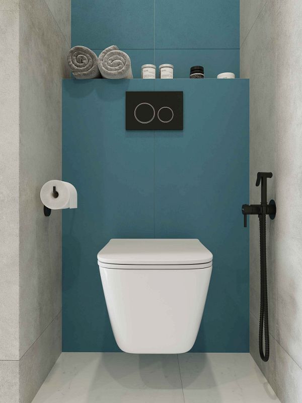 Комплект Bocchi 8010-1000 с подвесным унитазом San More Ispirare SMT971902 с сиденьем микролифт