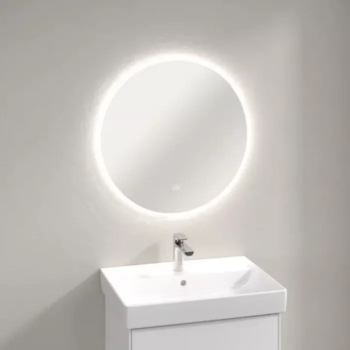 Зеркало Villeroy&Boch More to See Lite A4606800 65 х 65 см, светодиодная подсветка