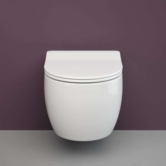Комплект Унитаз подвесной Ceramicanova Play CN3001 с микролифтом, безободковый + Инсталляция Ewrika ProLT 0026-2020 + Кнопка 0041 хром