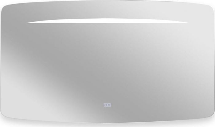 Зеркало Art&Max Gina AM-Gin-1200-700-DS-F-H с подсветкой, белый