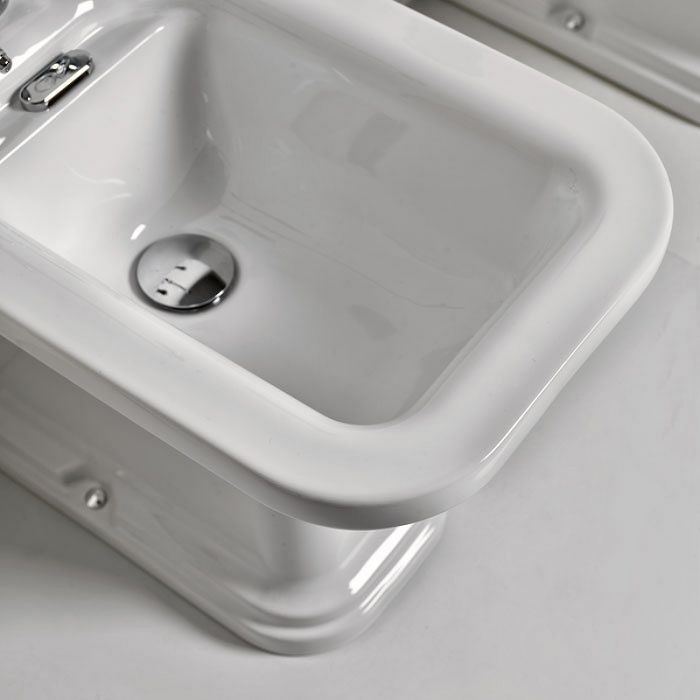 Биде Kerasan Waldorf 4121K1bi/cr*1, белый