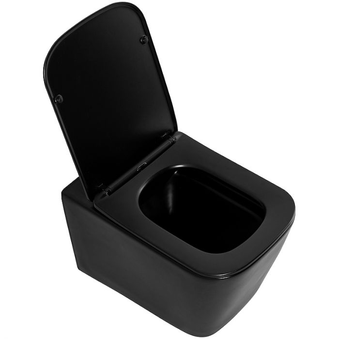 Комплект унитаза с инсталляцией BelBagno Ardente-C BB3202CHR-MB/BB3202SC-MB/BB002-80/BB007-PR-NERO.M с сиденьем микролифт и черной матовой клавишей смыва