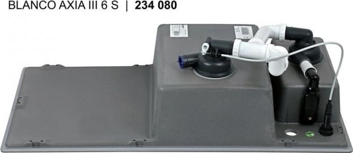 Кухонная мойка Blanco Axia III 6 S-F 523487 доска ясень чаша справа, жасмин