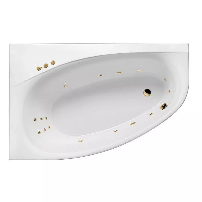 Акриловая ванна Excellent Kameleon 170х110 WAEX.KML17.SMART.GL золото, белый