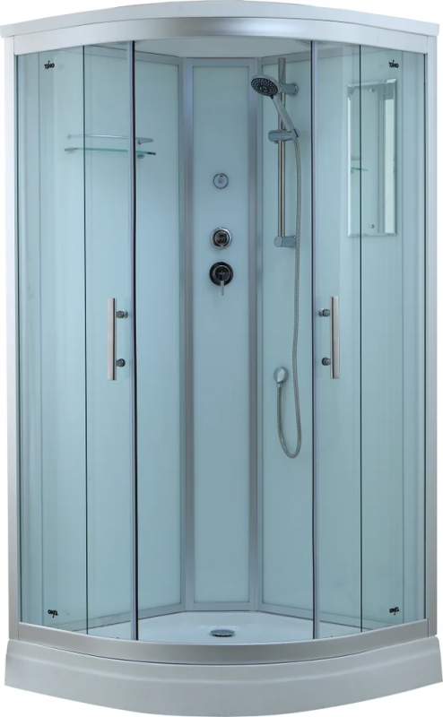 Душевая кабина Timo Standart 90x90 T-6609 S, профиль серебро, стекло прозрачное