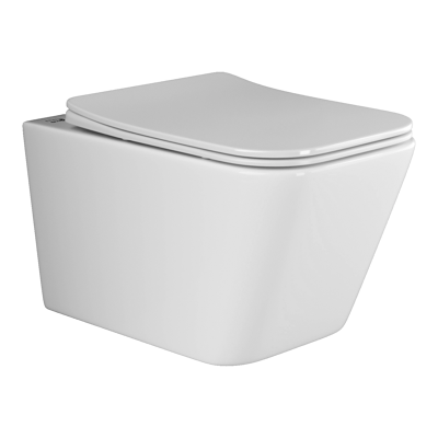 Комплект унитаз с инсталляцией Ceramica Nova Metric CN3007_1001M_1000 с сиденьем микролифт и клавишей смыва хром матовый