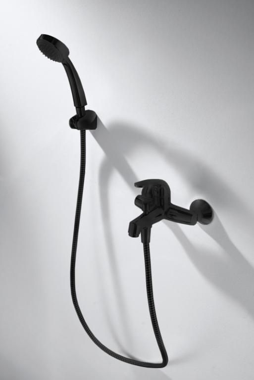 Смеситель для ванны с душем Bravat Fit F6135188BM-B-RUS, черный