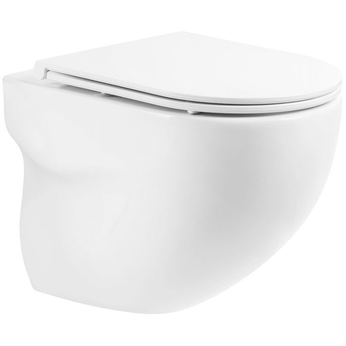 Комплект унитаза с инсталляцией BelBagno Onda BB066CHR/BB870SC/BB002-80/BB014-SR-BIANCO с сиденьем микролифт и белой клавишей смыва