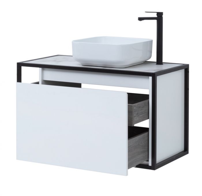 Тумба под раковину Aquanet Nova Lite Loft 90 00261651 белый