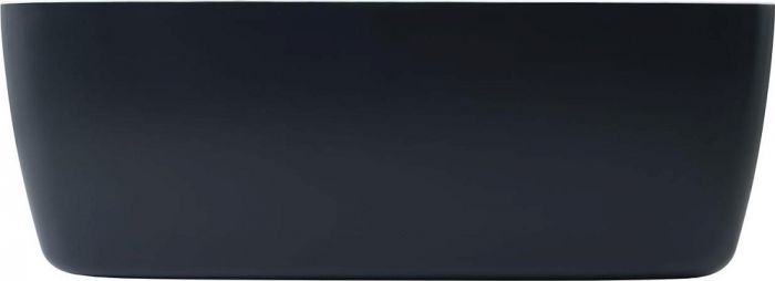 Акриловая ванна Aquanet Family Trend 170x78 90778-MW-MB, белый матовый/черный матовый