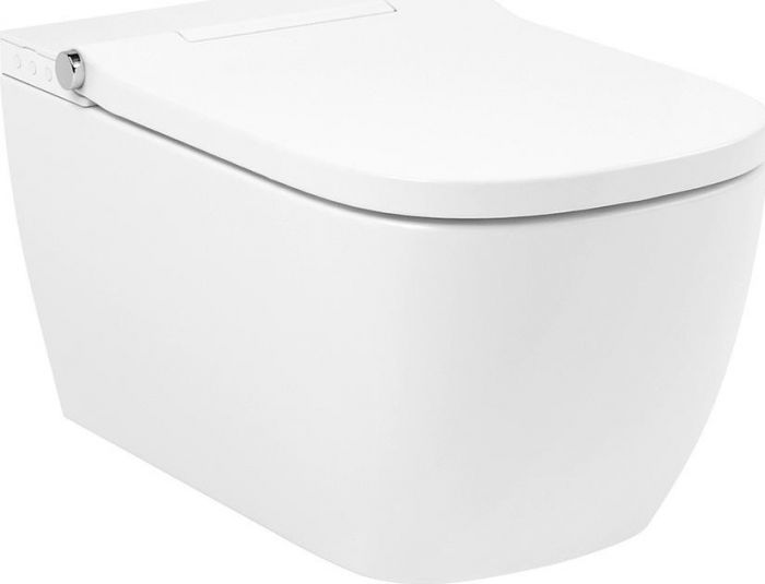 Подвесной унитаз Lavinia Boho Smart V-Clean 3359101R с сиденьем микролифт, белый