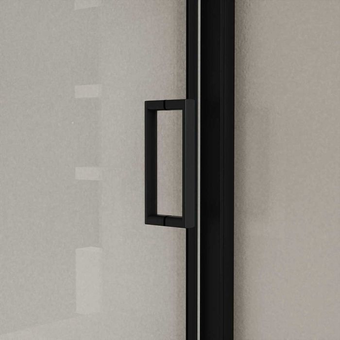 Душевая дверь Vincea City VDS-5CT110CLB 110x195 см, черный, стекло прозрачное