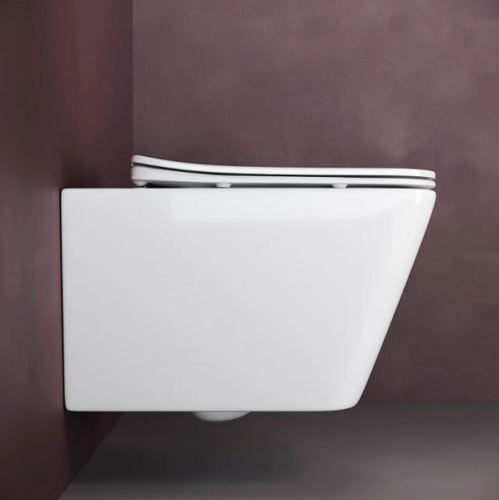 Комплект инсталляция с подвесным унитазом Ceramica Nova Metric CN3007_1001B_1000 с сиденьем микролифт и черной клавишей смыва