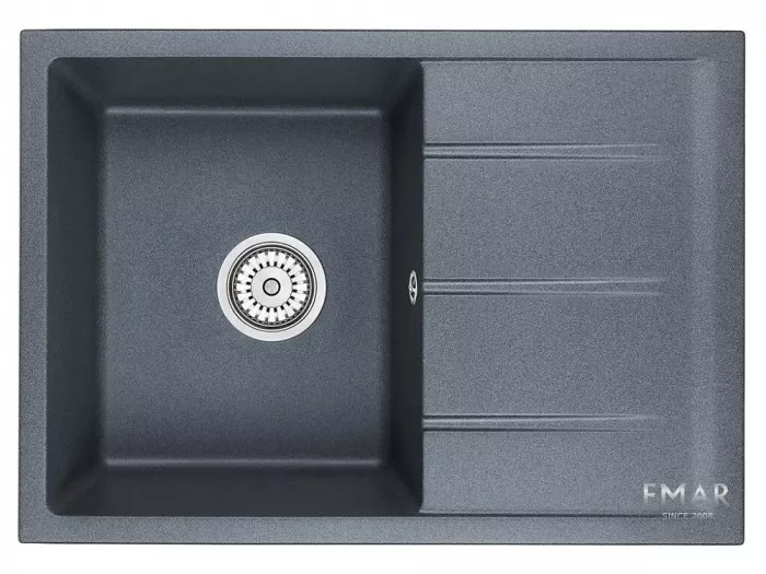Кухонная мойка Emar Quartz EMQ-1700.Q Антрацит серый