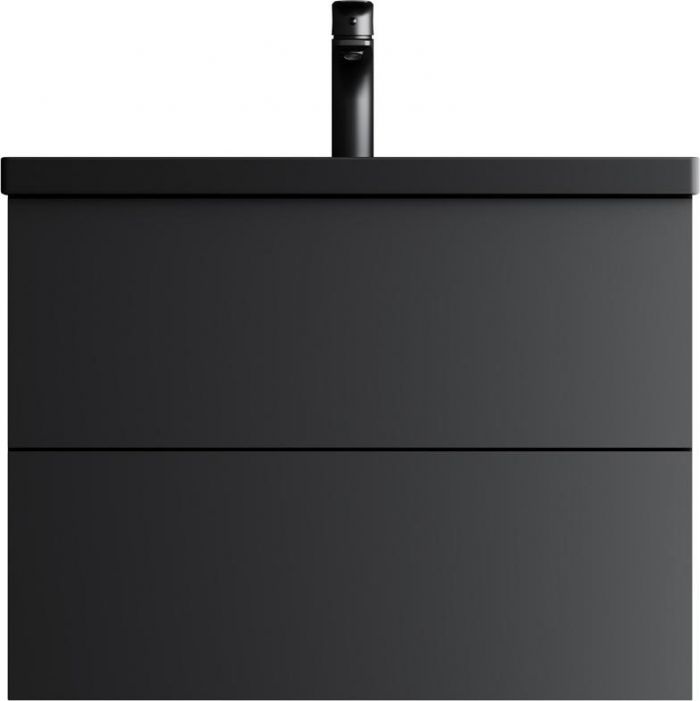 Тумба под раковину AM.PM Gem 75 см M90FHX07522BM, черный матовый