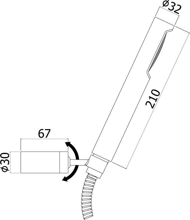 Душевой гарнитур Paffoni Birillo ZDUP036ST